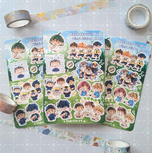 Volleyball Sticker Sheets