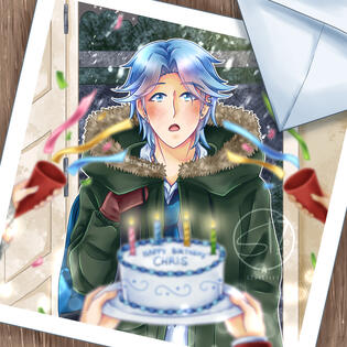 Chris' Birthday (2023). Original Character.