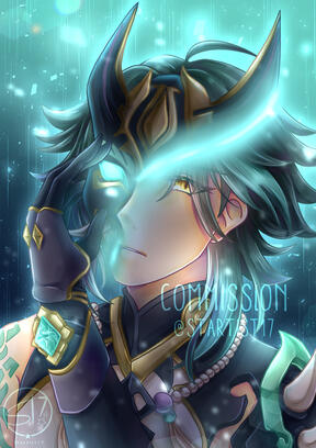 Xiao (2022). Genshin Impact (PERSONAL COMMISSION).