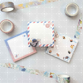 Postal Sticky Notes