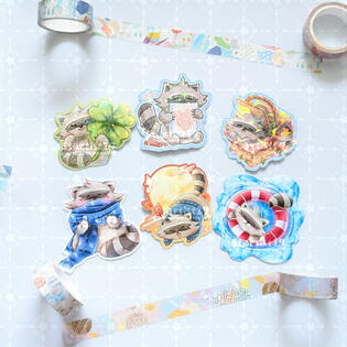 Raccoon Stickers Batch 2