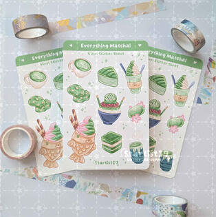 Everything Matcha Sticker Sheet