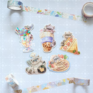 Raccoon Stickers Batch 1